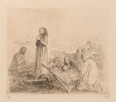 Undret i Lourdes av Jean-Louis Forain