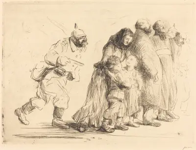 De notabla (stor plåt) av Jean-Louis Forain