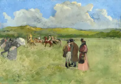 The Race Track av Jean-Louis Forain