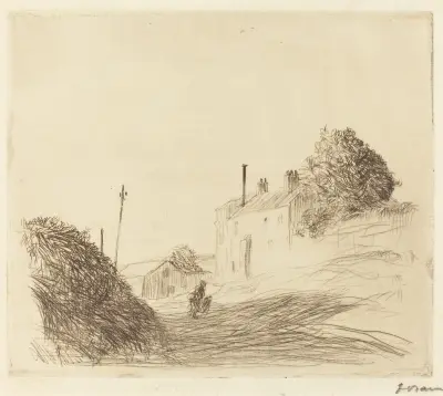The Road to Rocquencourt av Jean-Louis Forain
