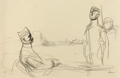 Toward Justice av Jean-Louis Forain