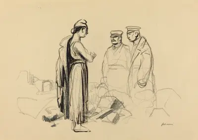 Mot fred II av Jean-Louis Forain