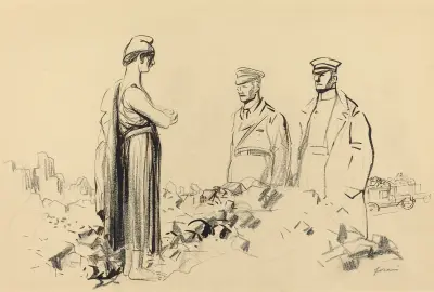 Toward Peace III av Jean-Louis Forain