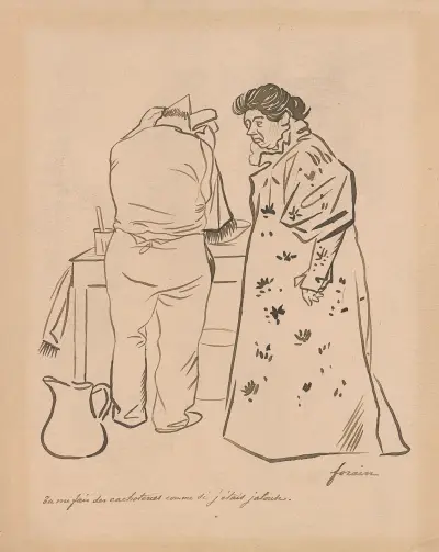 You hide things from me like I’m jealous (Tu me fais des cachoteries comme si j’étais jalousie) av Jean-Louis Forain