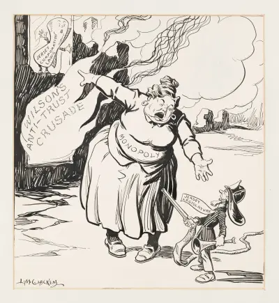 Feuerwehrmann, rette mein Kind! von Louis Glackens