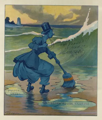 Mrs. Partington übertroffen von Louis Glackens