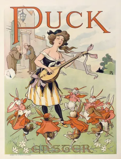 Puck Easter, 1904 von Louis Glackens