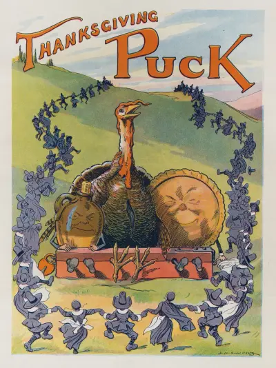 Thanksgiving Puck von Louis Glackens