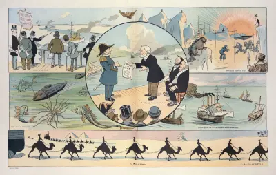 Die amerikanische Marine von Louis Glackens