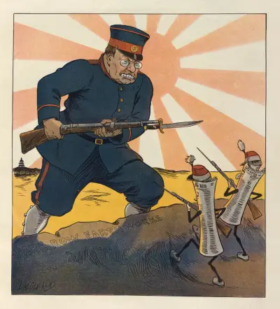 Der Krieg mit Japan von Louis Glackens