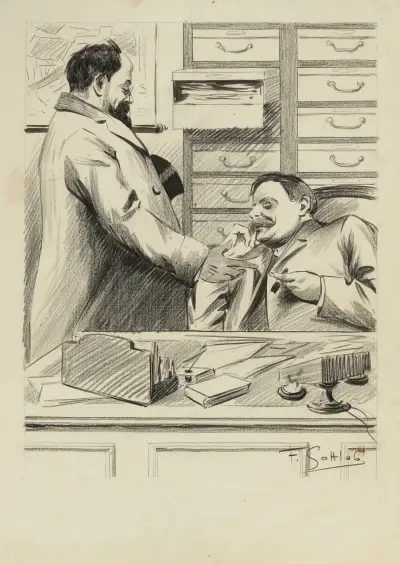 Ah mon cher, je viens de l’échapper belle J’ai rencontré Machin, le roi des tapeurs il avait, comme toujours, u av Fernand Louis Gottlob