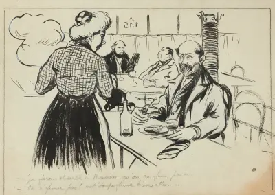 På restaurangen av Fernand Louis Gottlob