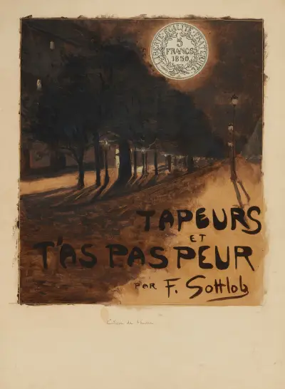 Clair de thune av Fernand Louis Gottlob