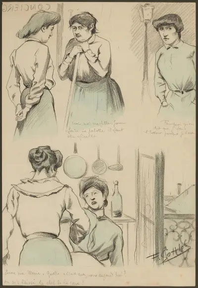 Crois, moi, ma fille, pour faire sa pelotte il faut être ficelle Pourquoi qu’on dit que j’fais l’trottoir, puisque je l av Fernand Louis Gottlob