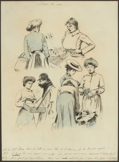 Dans la rue av Fernand Louis Gottlob