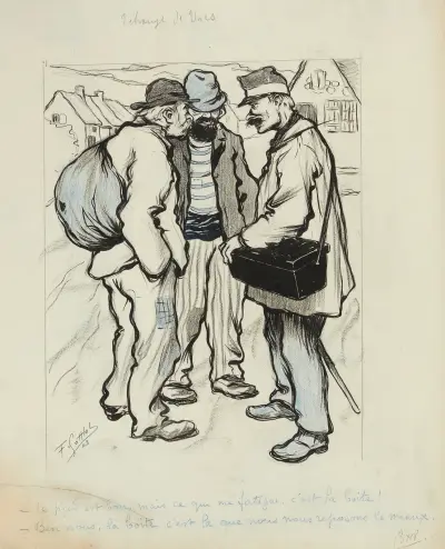 Échange de vues av Fernand Louis Gottlob
