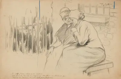 En 1877 J’avais chevaux et voiture- Cette année là j’ai mis mes bijoux au clou pour un étudiant qui depuis est devenu av Fernand Louis Gottlob