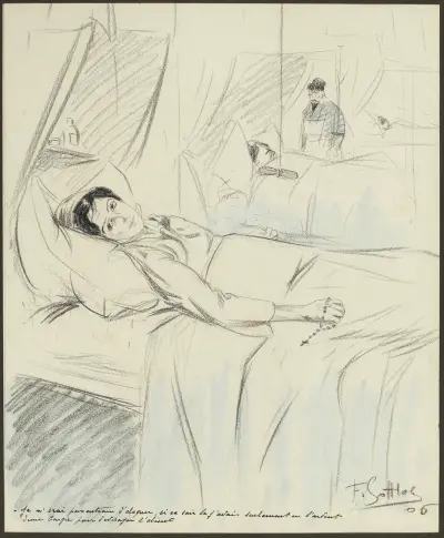 Je n’srai pas en train d’claquer, si ce soir la j’avais seulement eu l’ardent d’une bougie pour dévisager l’client av Fernand Louis Gottlob
