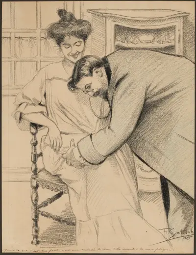 J’vois ce que c’est ma petite, c’est une maladie de cœur, votre amant a du vous plaquer av Fernand Louis Gottlob