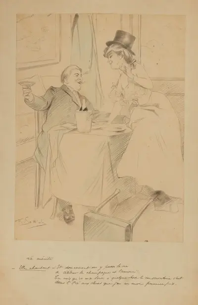 Le mérite ou Le sentier fait la noce av Fernand Louis Gottlob