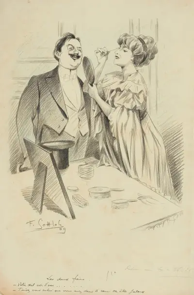 Les deux frères av Fernand Louis Gottlob