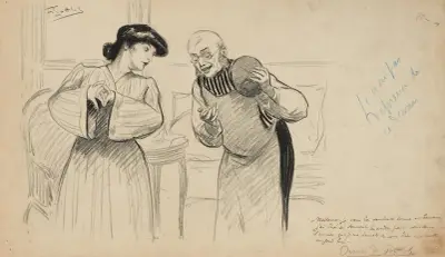 Madame. Je vous la souhaite bonne et heureuse j’ai tiré si souvent le cordon pour vous dans l’année que je me permets d av Fernand Louis Gottlob