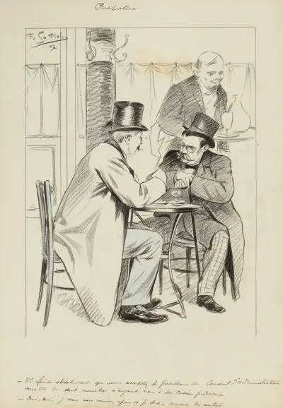 Perspektive von Fernand Louis Gottlob