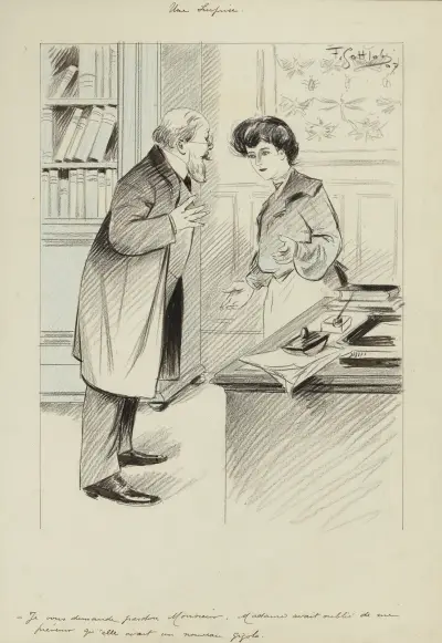En överraskning av Fernand Louis Gottlob