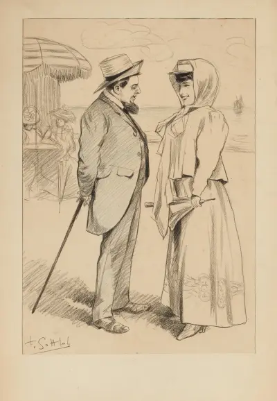 Yankei. Oui madame je suis un américain du sud, je suis de Montauban av Fernand Louis Gottlob