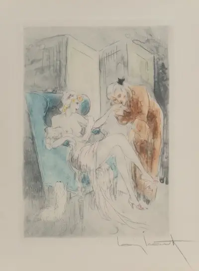 Le Nuit et le Moment Pl.1 av Louis Icart