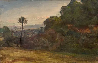 Landskap från Alger med omnejd av Louis Janmot