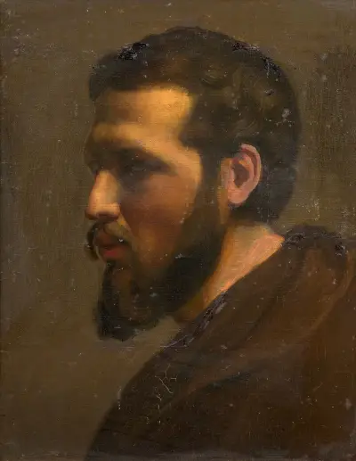 Self-portrait in profile av Louis Janmot