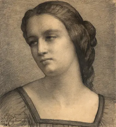 Study for the ceiling of Lyon town hall,, 1860 av Louis Janmot