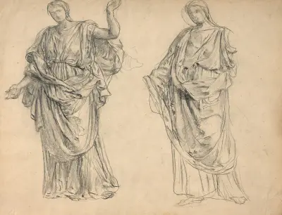 Heiligenstudie von Louis Janmot