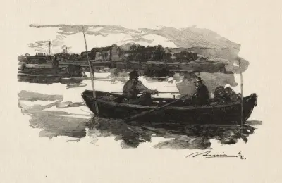 Vid Seine av Auguste Louis Lepère