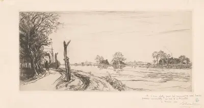 Au bord de l’Amstel, Auguste Louis Lepère