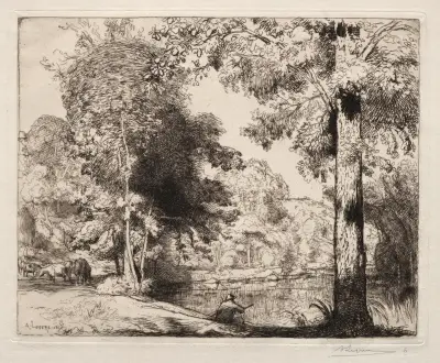 Ufer der Vie von Auguste Louis Lepère