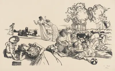 Moderne Idylle 2 von Auguste Louis Lepère