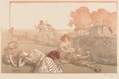 Moderne Bukolik 4 von Auguste Louis Lepère