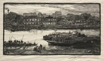 Cafès – Chantants av Auguste Louis Lepère