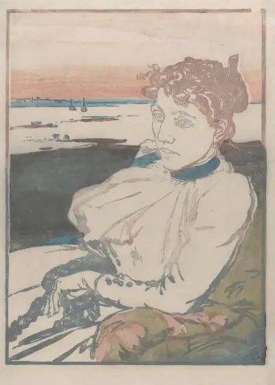 Convalescent, Mme Lepère, Auguste Louis Lepère