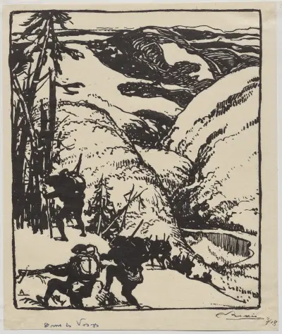 Dans les Vosges av Auguste Louis Lepère