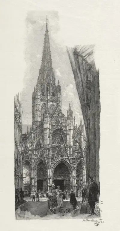 Kirche Saint-Maclon von Auguste Louis Lepère