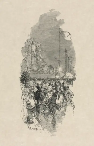 Festival av Auguste Louis Lepère