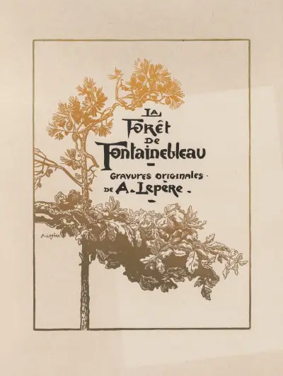 Fontainebleau Forest – Cover av Auguste Louis Lepère