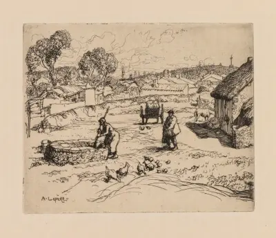 La Masure (Vendèe) av Auguste Louis Lepère