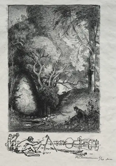 Ravinen i juni av Auguste Louis Lepère