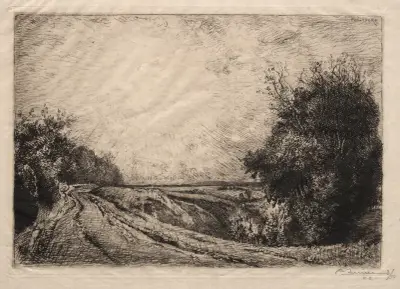 Cesta do La Houssoye, 1913 – č. 2, Auguste Louis Lepère