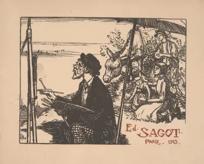 L’Âne à Sagot, Auguste Louis Lepère