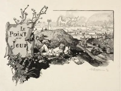 Dagens början av Auguste Louis Lepère